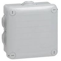 Legrand Szerelődoboz falonkívüli műanyag 116mmx 116mmx 54mm szürke 25mm2-vezetőhöz (max.) Plexo