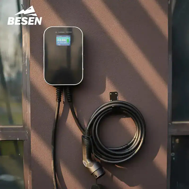 Besen WALLBOX SMART elektromos töltőoszlop (22 kW) (3x32A) (6m Type 2 töltőkábellel)