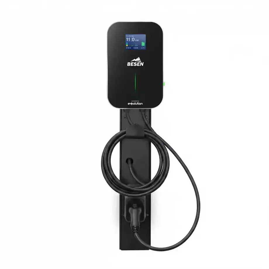 Besen WALLBOX SMART elektromos töltőoszlop (2x11 kW) (2x3x16A) (6m Type 2 töltőkábellel)