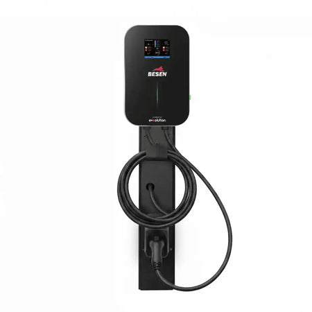 Besen WALLBOX elektromos töltőoszlop (11 kW) (3x16A) (6m Type 2 töltőkábellel) (DLB) (Red)