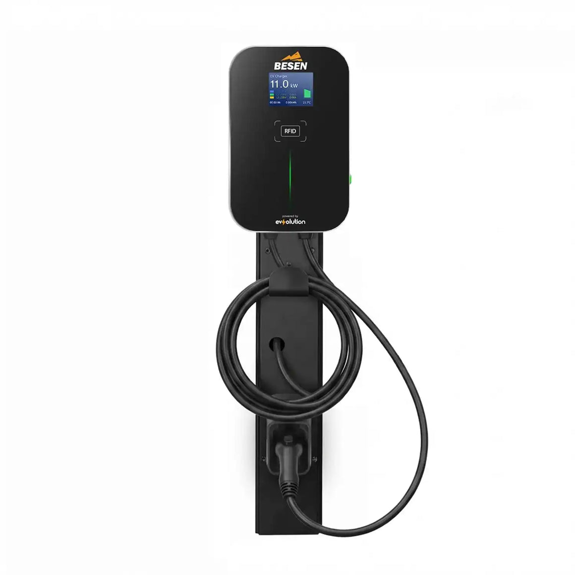 Besen WALLBOX elektromos töltőoszlop DUO (2x11 kW) (2x3x16A) (6m Type 2 töltőkábellel) RFID