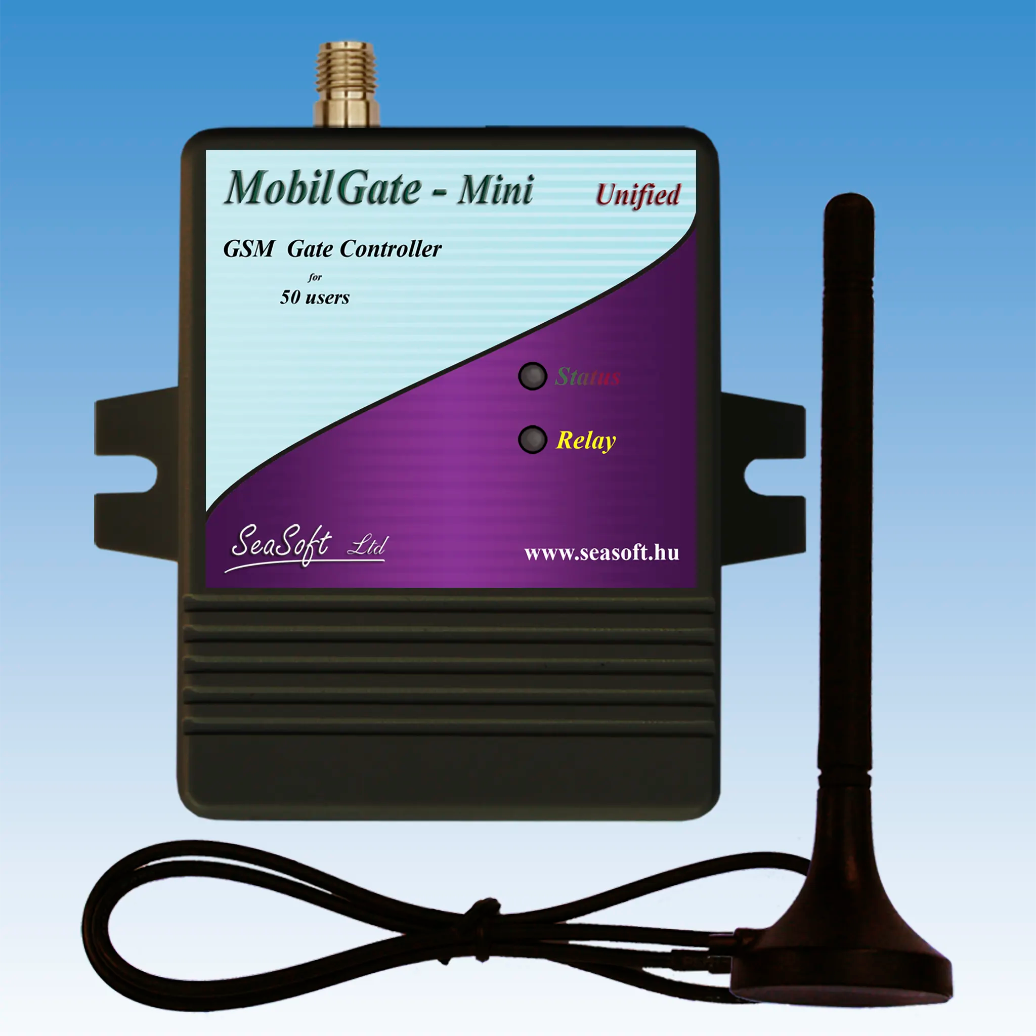 MobilGate-mini – Gazdaságos GSM kapunyitó 50 felhasználóra
