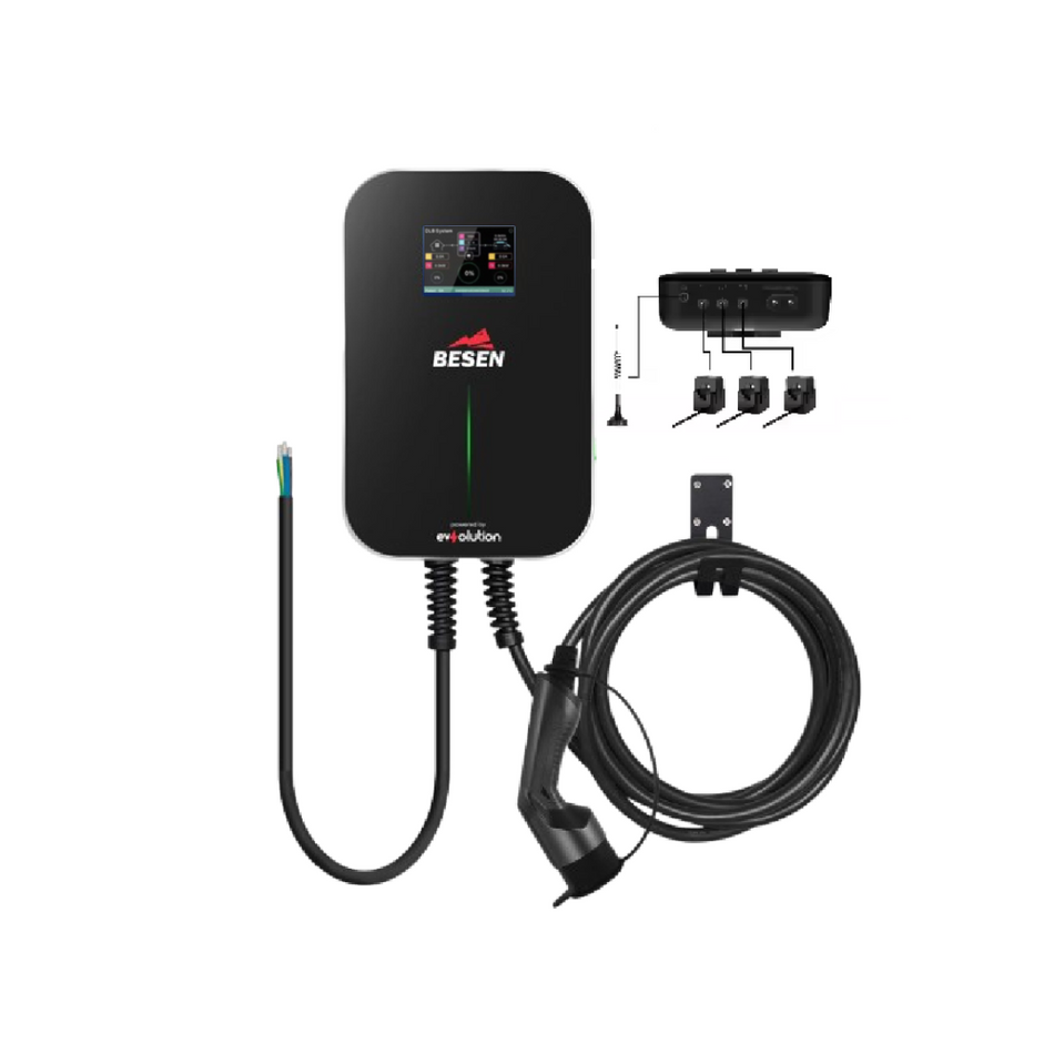 Besen WALLBOX fali töltő fix 6m kábellel 11 kW (DLB) (Red)