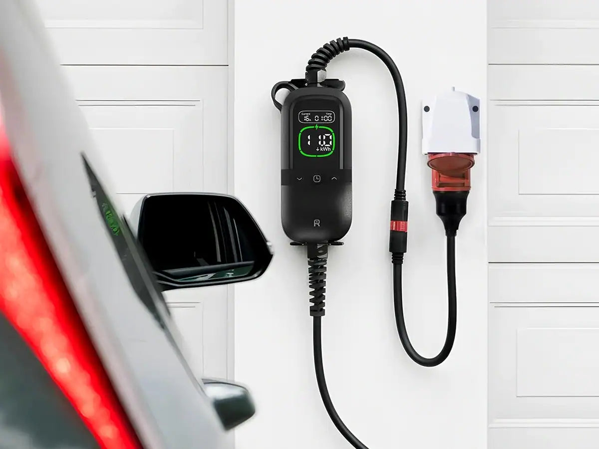 Rheidon PC200 Pro elektromos autó állítható hordozható töltő – (3x16A) 11 kW – 7,5m Type2 kábellel