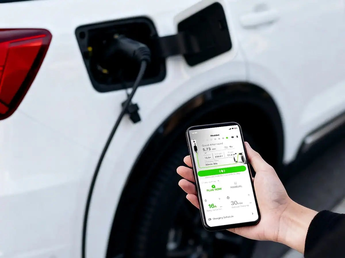 Rheidon PC200 Pro elektromos autó állítható hordozható töltő – (3x16A) 11 kW – 7,5m Type2 kábellel