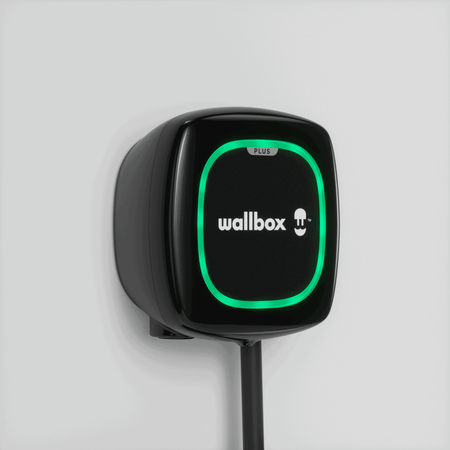 Wallbox Pulsar Plus 22kW + POWER BOOST + Kábeltartó (fekete)
