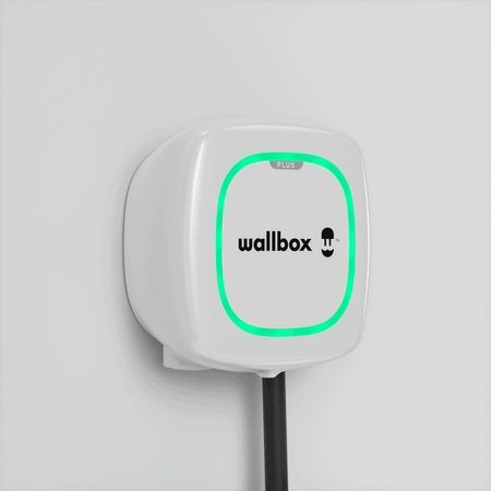 Wallbox Pulsar Plus 22kW + POWER BOOST + Kábel tartó – Fehér - 7m