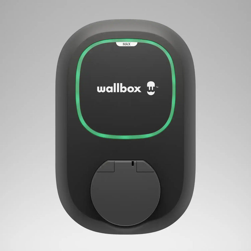 Wallbox Pulsar Max 22 kW fali töltő Type 2 aljzattal – fekete