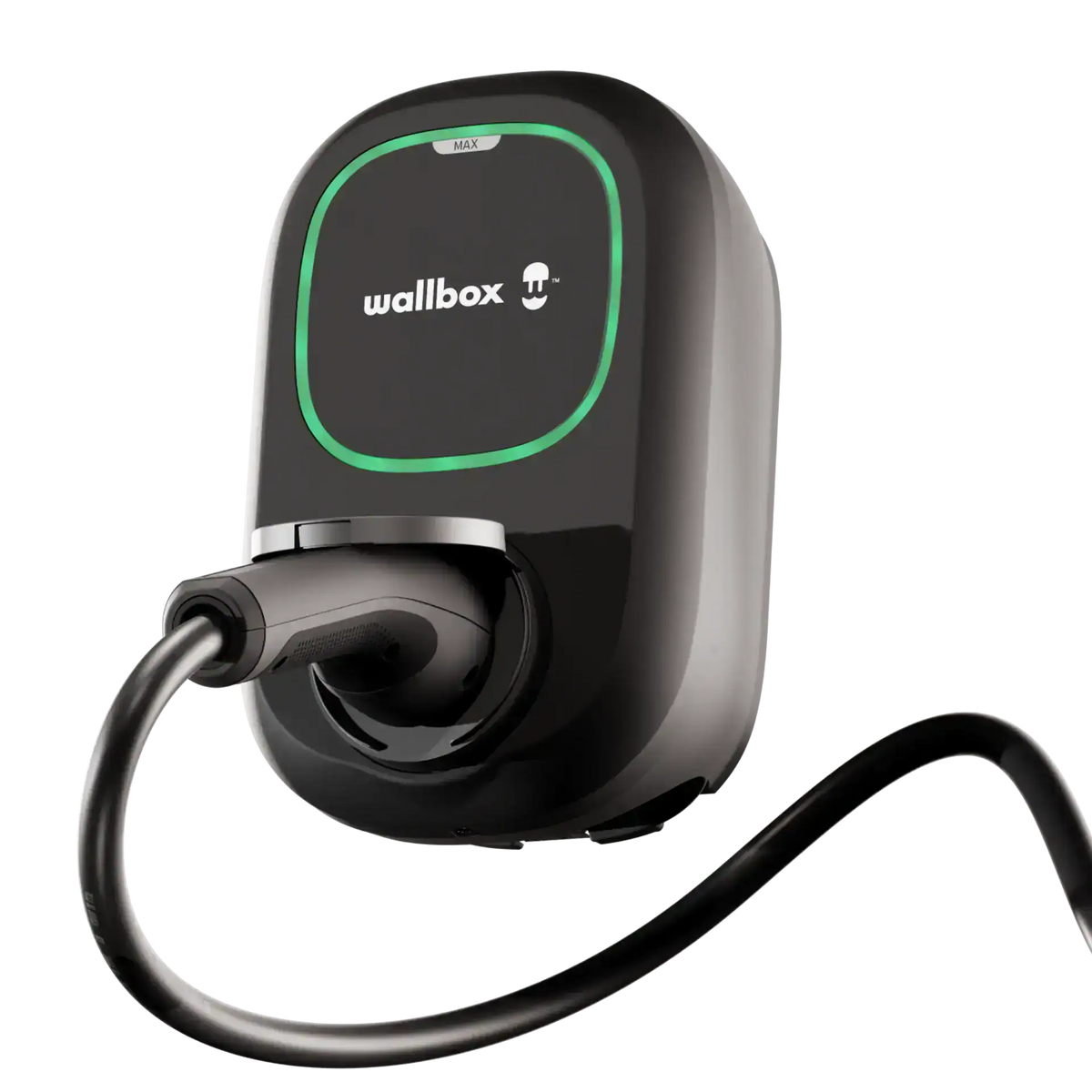 Wallbox Pulsar Max 22 kW fali töltő Type 2 aljzattal – fekete