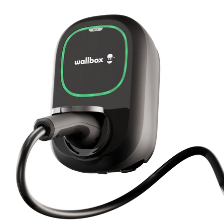 Wallbox Pulsar Max 22 kW fali töltő Type 2 aljzattal – fekete