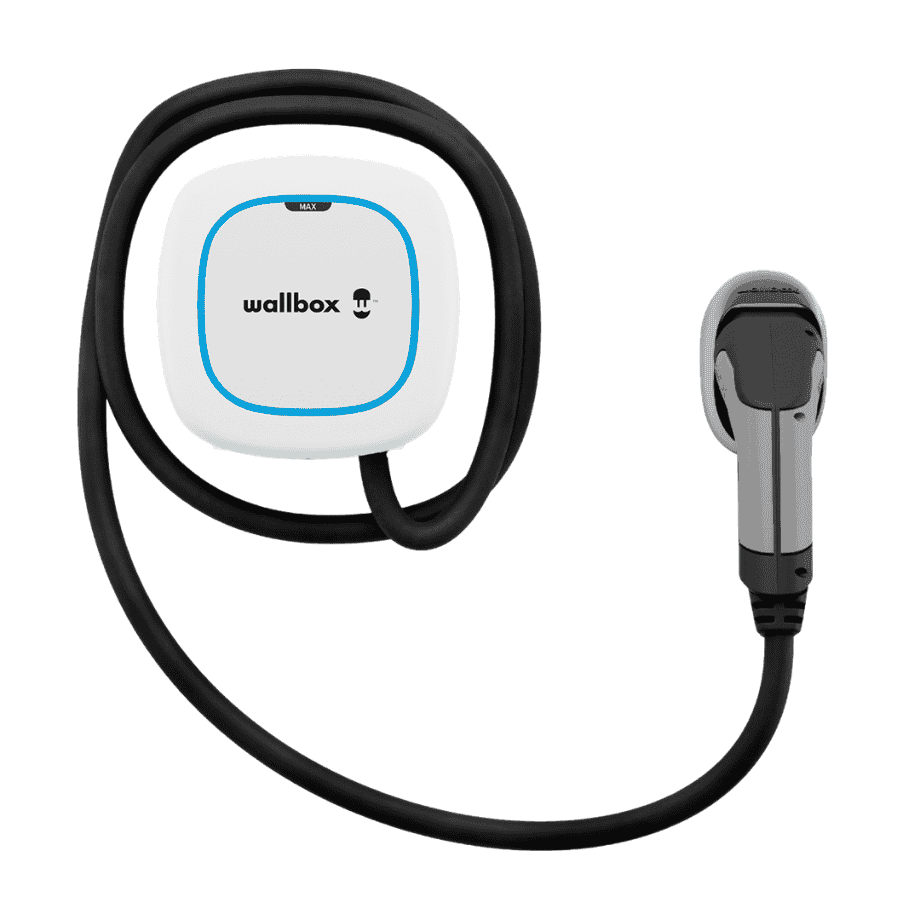 Wallbox Pulsar Max 22kW + POWER BOOST + Kábel Dock – Fehér - 5m - Type 2