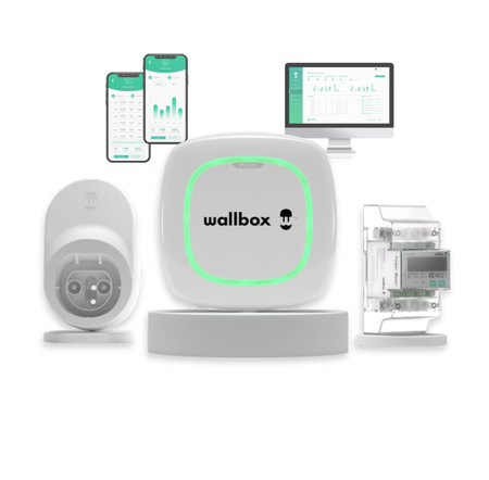 Wallbox Pulsar Plus 22kW + POWER BOOST + Kábel Dock – Fehér