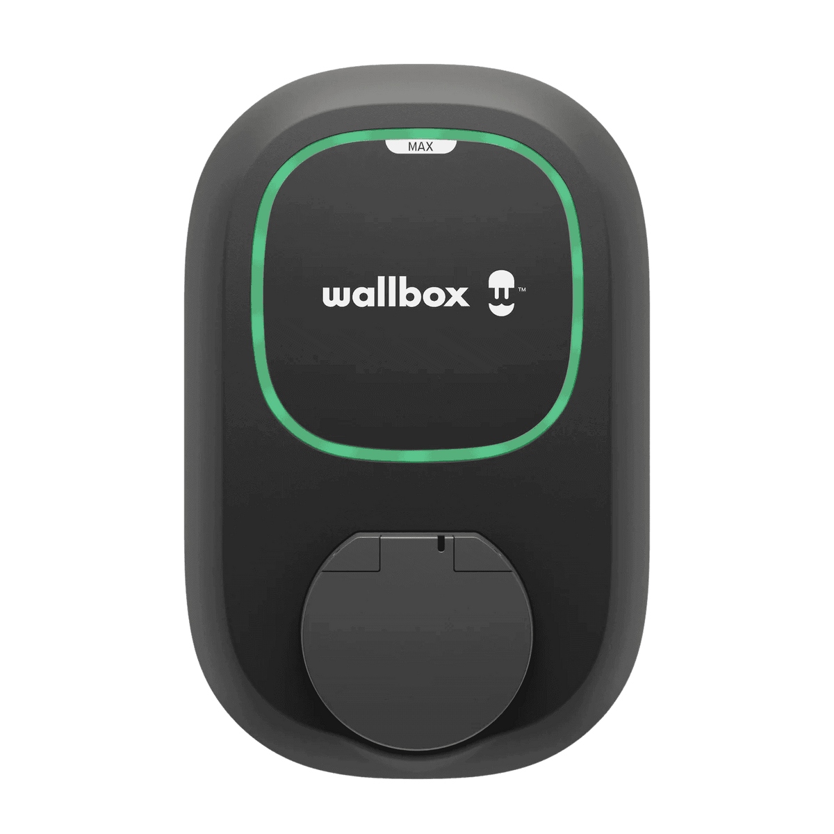 Wallbox Pulsar Max 22 kW fali töltő Type 2 aljzattal – fekete