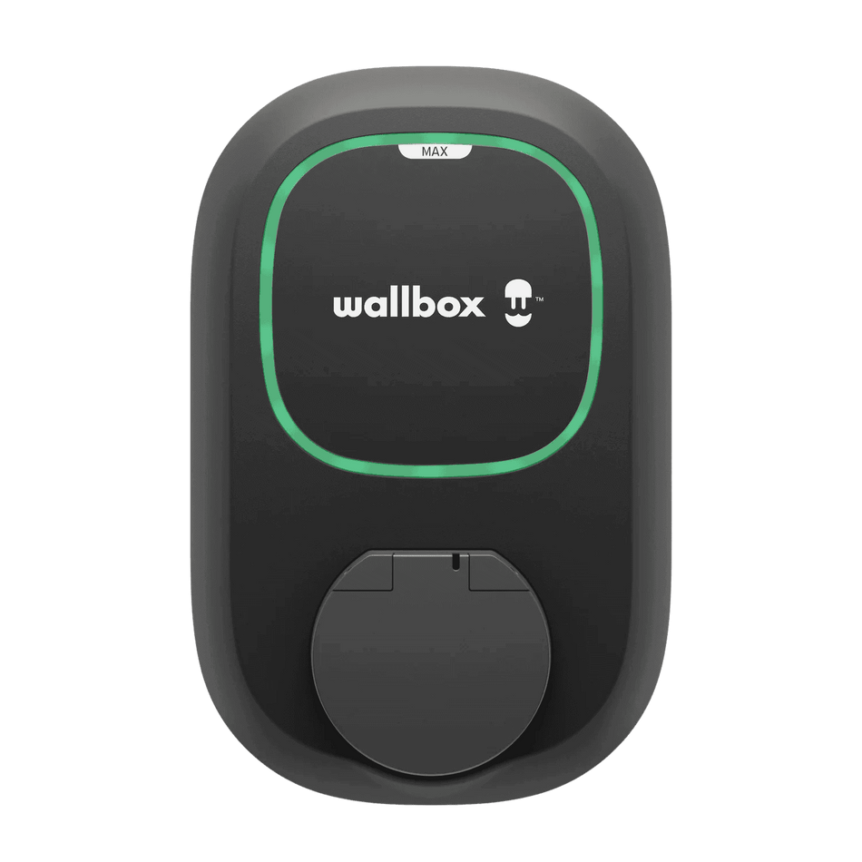 Wallbox Pulsar Max 22 kW fali töltő Type 2 aljzattal – fekete