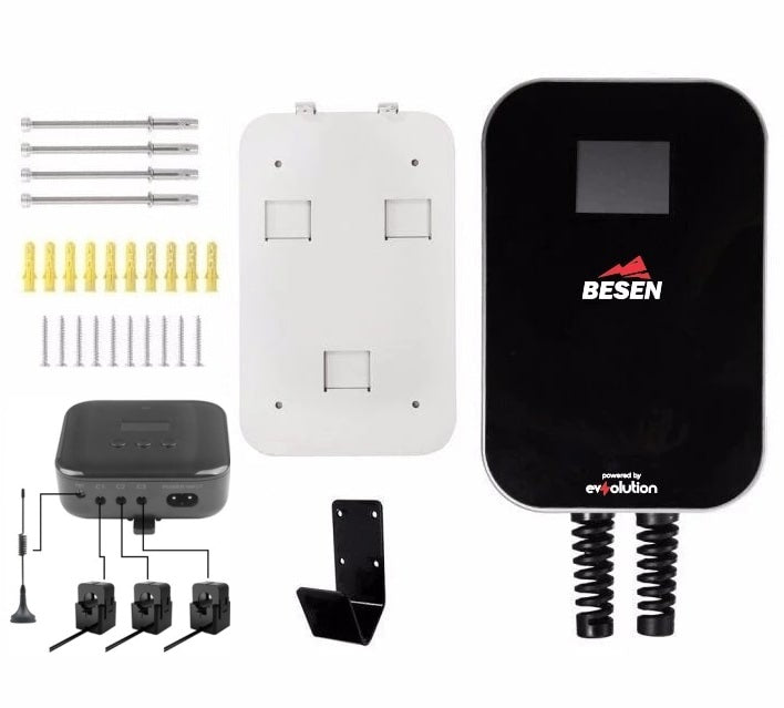 Besen WALLBOX fali töltő fix 6m kábellel 11 kW (DLB) (Red)