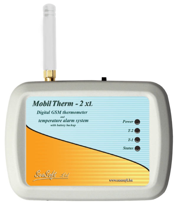 A MobilTherm-2xl A GSM modul belső Lythium-polimer akkumulátorral